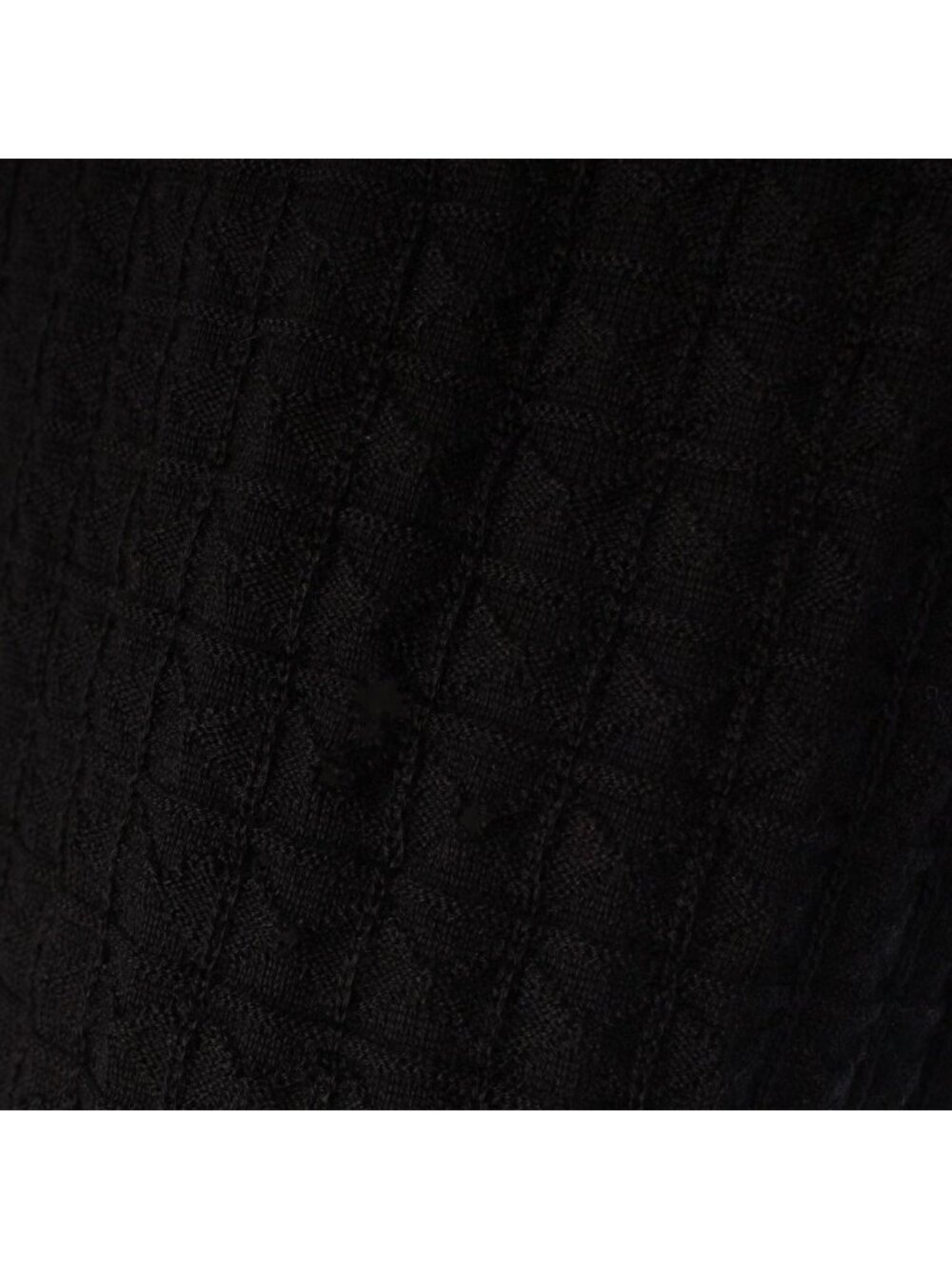 Hermes Cashmere Series Button Cardigan Top Black 38 - Picture 9 of 10